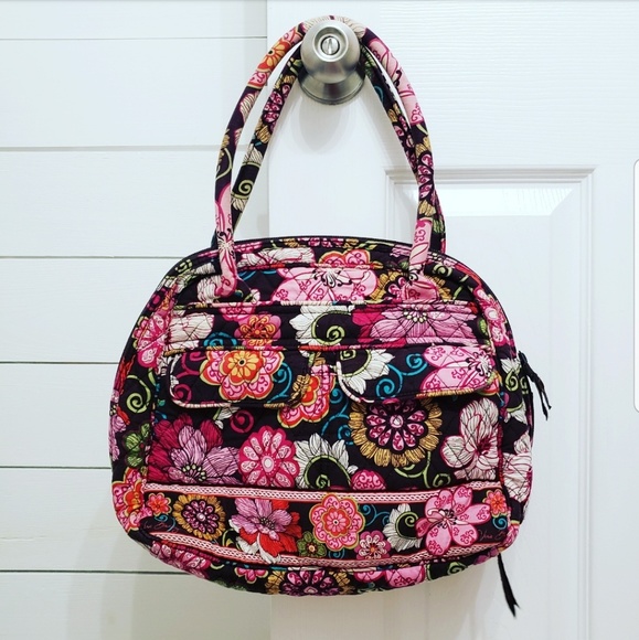 Vera Bradley Handbags - 🍉 Vera Bradley Pink Brown Purse Bag